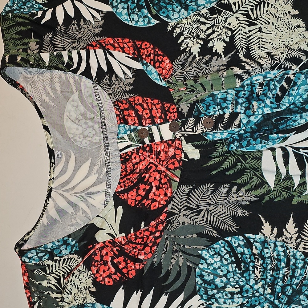 Womens Plus Sz Beautiful Floral Top. Sz 3XL - Picture 3 of 6
